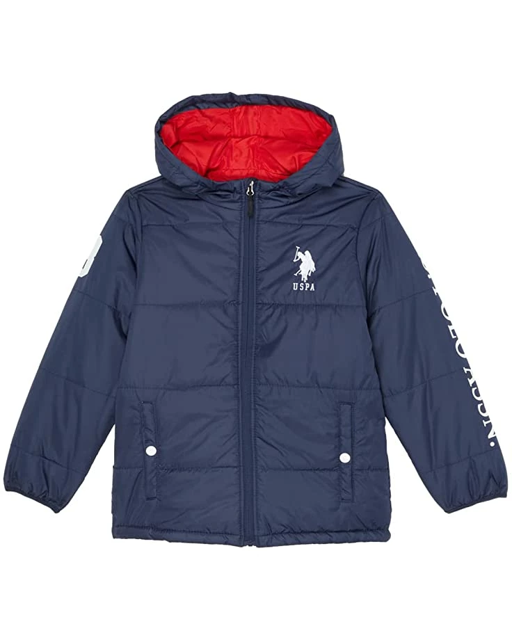 U.S. POLO ASSN. Coats & Outerwear Logo Puffer Jacket (Little Kids/Big Kids) 5 U.S. POLO ASSN. Coats & Outerwear Logo Puffer Jacket (Little Kids/Big Kids) - Image 3