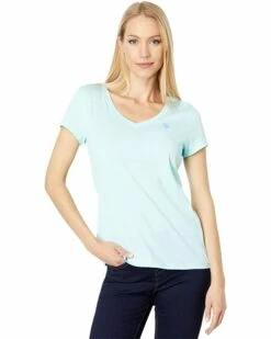 U.S. POLO ASSN. Shirts & Tops Iconic V-Neck Tee 35 U.S. POLO ASSN. Shirts & Tops Iconic V-Neck Tee -Valentino Garavani Sales Shop 61 zyf fAvL. AC SR736920
