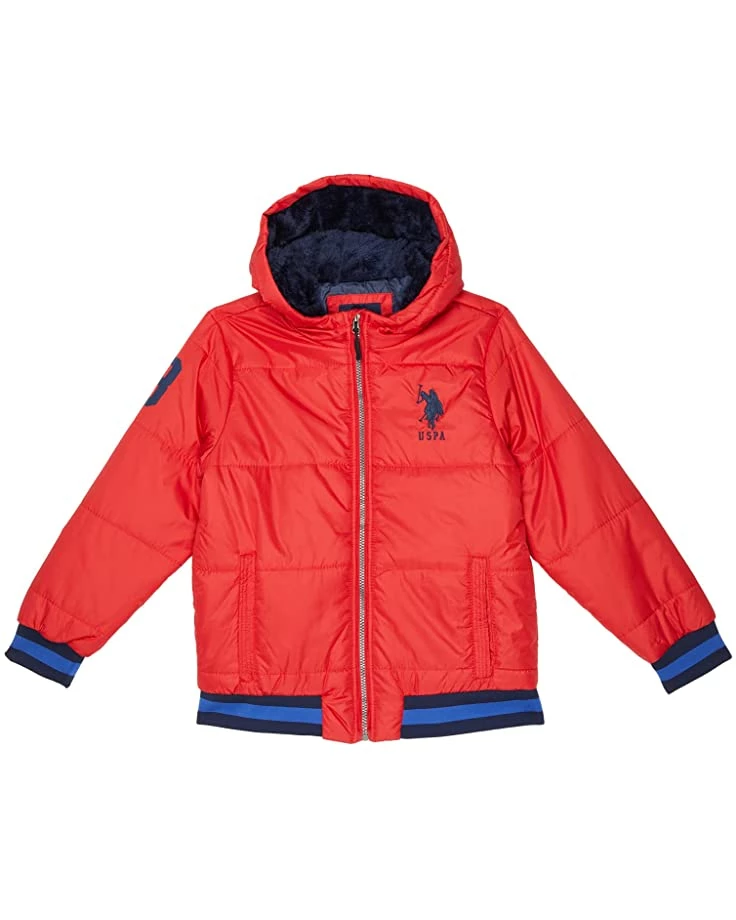 U.S. POLO ASSN. Coats & Outerwear Logo Puffer Jacket (Little Kids/Big Kids) 6 U.S. POLO ASSN. Coats & Outerwear Logo Puffer Jacket (Little Kids/Big Kids) - Image 4
