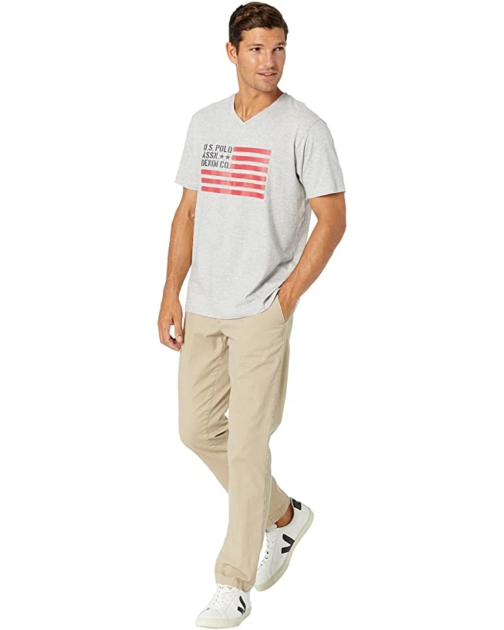 U.S. POLO ASSN. Shirts & Tops Short Sleeve V-Neck Graphic Flag Tee 6 U.S. POLO ASSN. Shirts & Tops Short Sleeve V-Neck Graphic Flag Tee - Image 4