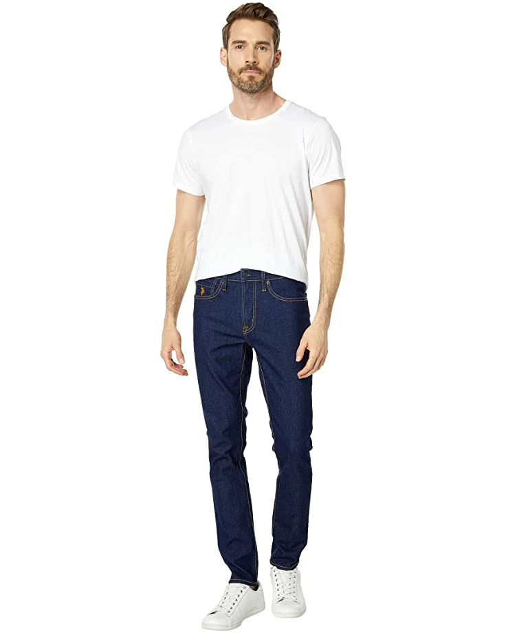 U.S. POLO ASSN. Stretch Skinny Five-Pocket Denim Jeans in Blue 6 U.S. POLO ASSN. Stretch Skinny Five-Pocket Denim Jeans in Blue - Image 4