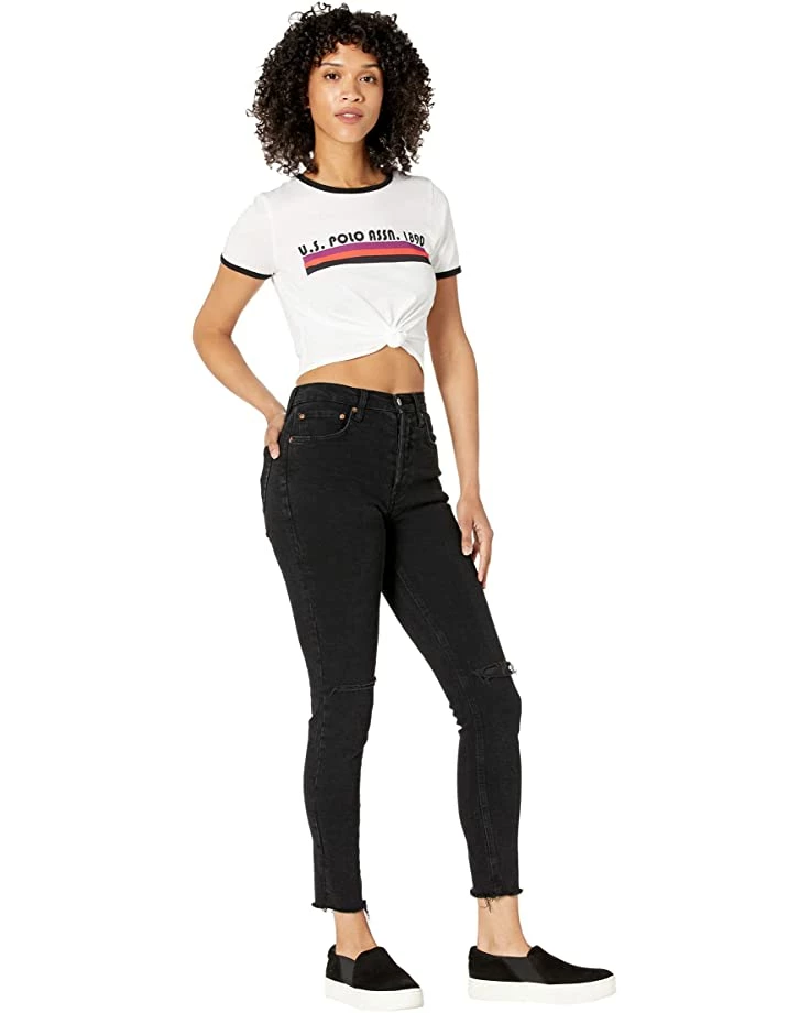 U.S. POLO ASSN. Shirts & Tops Graphic Knot Crop T-Shirt 6 U.S. POLO ASSN. Shirts & Tops Graphic Knot Crop T-Shirt - Image 4