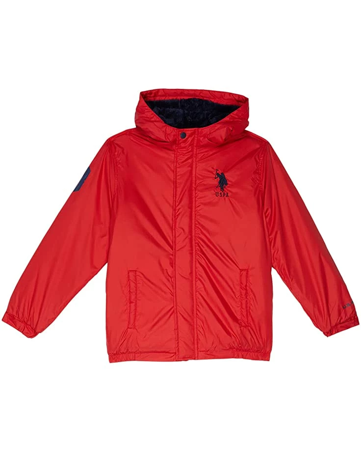 U.S. POLO ASSN. Coats & Outerwear Sherpa Lined Windbreaker (Little Kids/Big Kids) 5 U.S. POLO ASSN. Coats & Outerwear Sherpa Lined Windbreaker (Little Kids/Big Kids) - Image 3