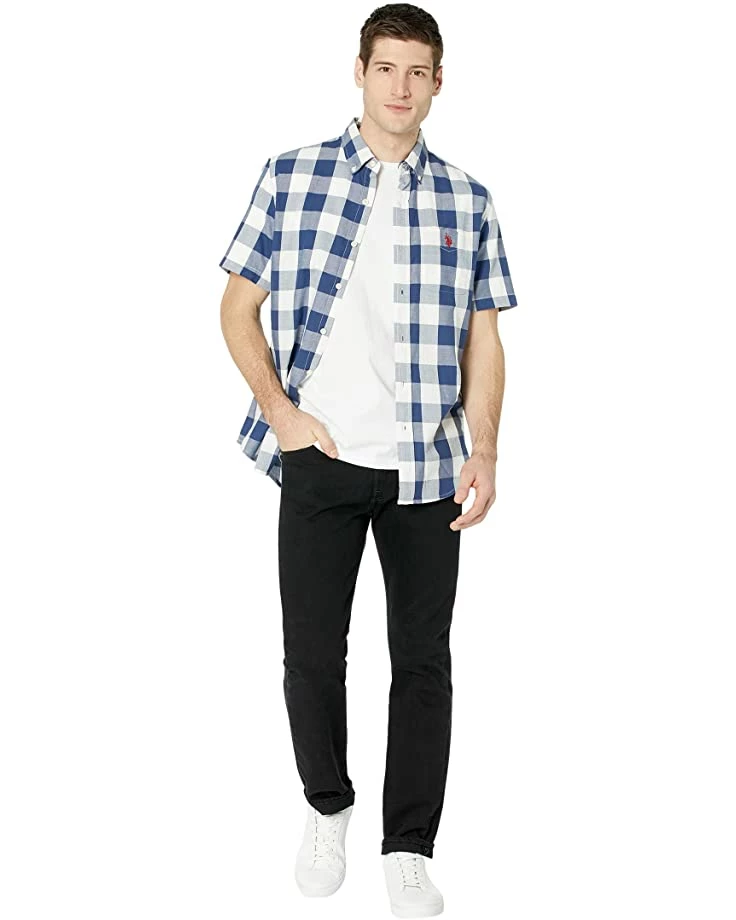 U.S. POLO ASSN. Shirts & Tops Short Sleeve Buffalo Check Woven Shirt 6 U.S. POLO ASSN. Shirts & Tops Short Sleeve Buffalo Check Woven Shirt - Image 4