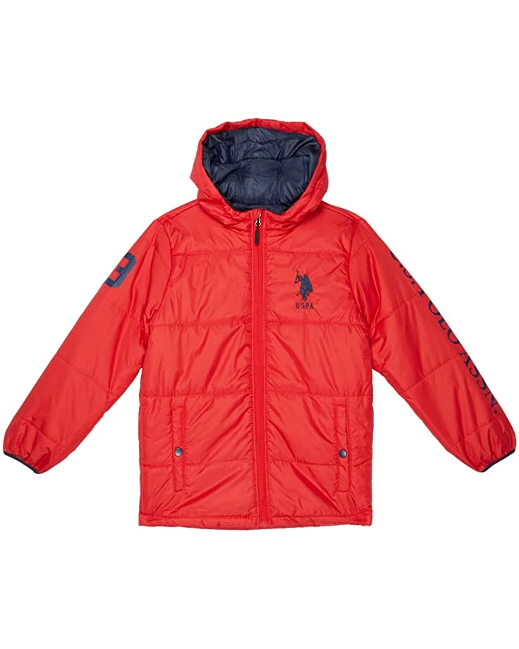 U.S. POLO ASSN. Coats & Outerwear Logo Puffer Jacket (Little Kids/Big Kids) 7 U.S. POLO ASSN. Coats & Outerwear Logo Puffer Jacket (Little Kids/Big Kids) - Image 5