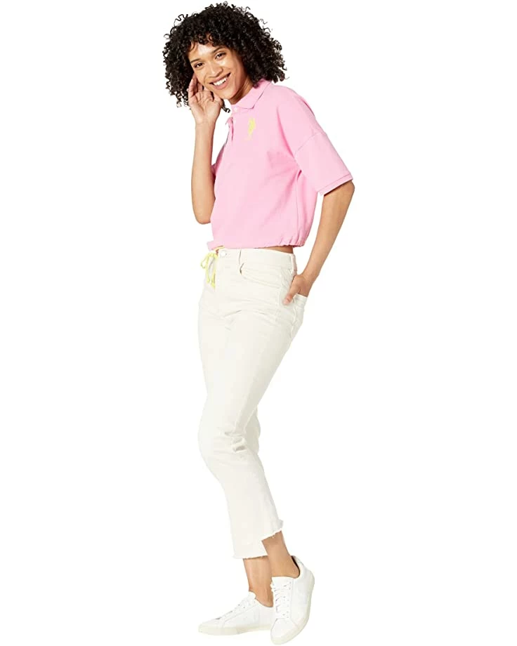 U.S. POLO ASSN. Shirts & Tops Yarn-Dyed Striped Crop Shirt 6 U.S. POLO ASSN. Shirts & Tops Yarn-Dyed Striped Crop Shirt - Image 4