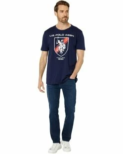 U.S. POLO ASSN. Shirts & Tops Short Sleeve Crew Neck Sheild Graphic Screen Print Tee 10 U.S. POLO ASSN. Shirts & Tops Short Sleeve Crew Neck Sheild Graphic Screen Print Tee -Valentino Garavani Sales Shop 61WsF4Q6KL. AC SR736920