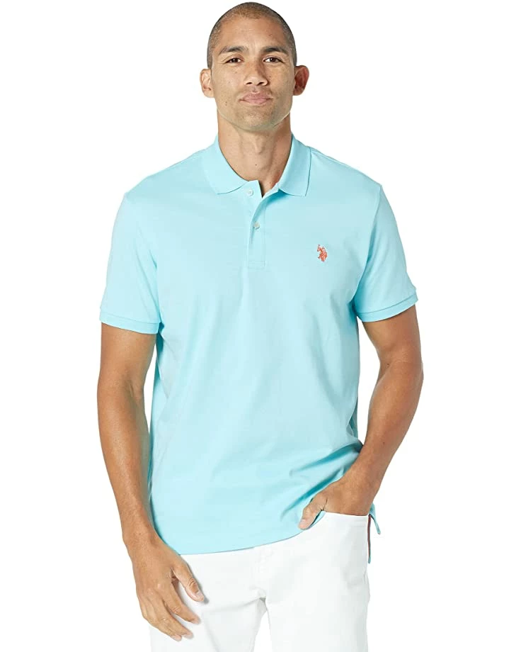 U.S. POLO ASSN. Shirts & Tops Solid Interlock Polo 54 U.S. POLO ASSN. Shirts & Tops Solid Interlock Polo - Image 52