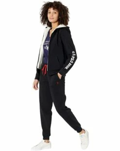 U.S. POLO ASSN. Hoodies & Sweatshirts Sleeve Print Fleece Jacket 12 U.S. POLO ASSN. Hoodies & Sweatshirts Sleeve Print Fleece Jacket -Valentino Garavani Sales Shop 61hLYKUk29L. AC SR736920