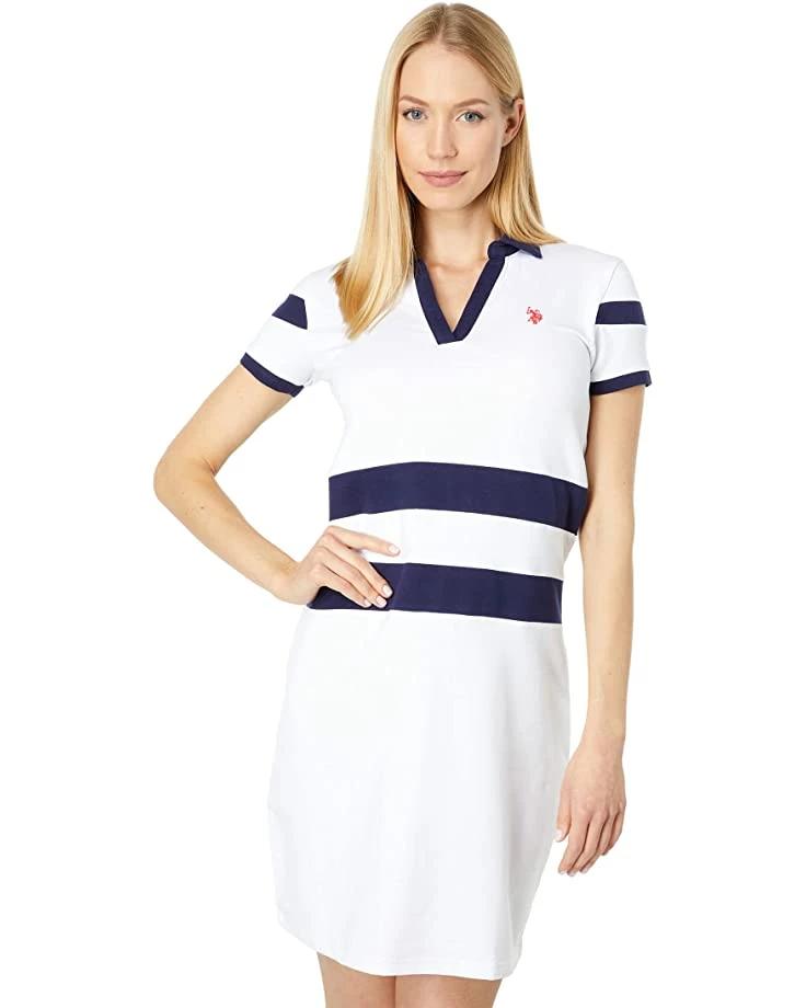 U.S. POLO ASSN. Dresses 2 Stripe V-Neck Polo Dress 8 U.S. POLO ASSN. Dresses 2 Stripe V-Neck Polo Dress - Image 6