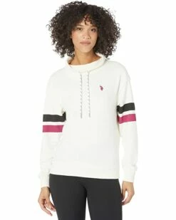 U.S. POLO ASSN. Hoodies & Sweatshirts Long Sleeve Striped Sleeve Funnel Neck Pullover Sweatshirt 11 U.S. POLO ASSN. Hoodies & Sweatshirts Long Sleeve Striped Sleeve Funnel Neck Pullover Sweatshirt -Valentino Garavani Sales Shop 61kn4345SmL. AC SR736920