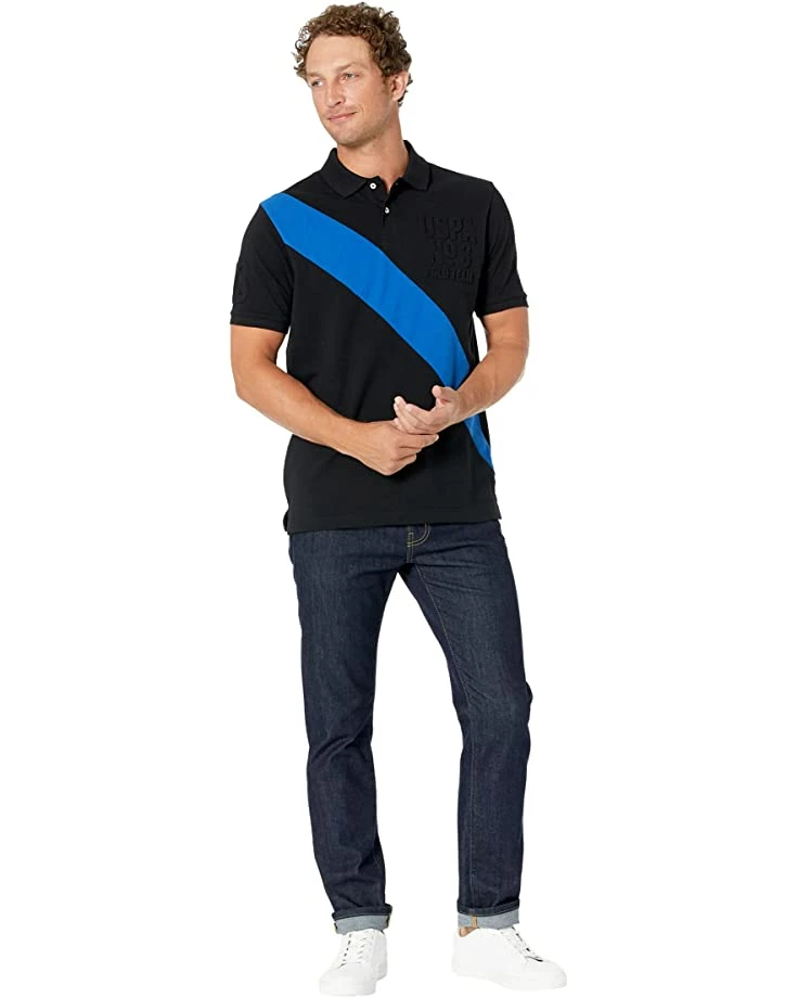 U.S. POLO ASSN. Shirts & Tops Short Sleeve Diagonal Embossed Logo Polo 6 U.S. POLO ASSN. Shirts & Tops Short Sleeve Diagonal Embossed Logo Polo - Image 4