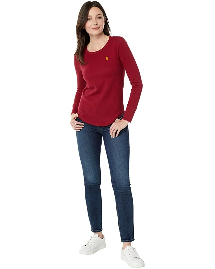 U.S. POLO ASSN. Shirts & Tops Long Sleeve Thermal Crew Neck Top 6 U.S. POLO ASSN. Shirts & Tops Long Sleeve Thermal Crew Neck Top - Image 4