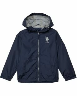 U.S. POLO ASSN. Coats & Outerwear Boy Hooded Windbreaker (Little Kids/Big Kids) -Valentino Garavani Sales Shop 61nn30yrkPS. AC SR736920