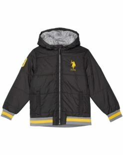 U.S. POLO ASSN. Coats & Outerwear Logo Puffer Jacket (Little Kids/Big Kids)