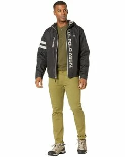 U.S. POLO ASSN. Coats & Outerwear Hooded Winbreaker w/ Racing Stripe 13 U.S. POLO ASSN. Coats & Outerwear Hooded Winbreaker w/ Racing Stripe -Valentino Garavani Sales Shop 61woSAn1VL. AC SR736920