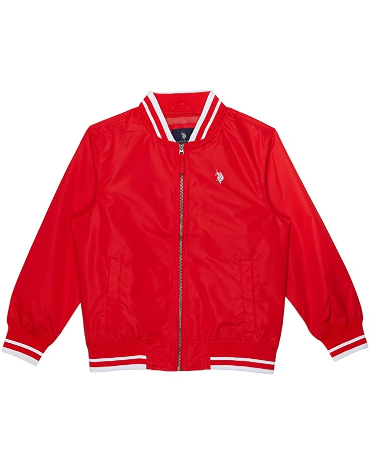 U.S. POLO ASSN. Coats & Outerwear Boy Rib Bomber Jacket (Little Kids/Big Kids) 3 U.S. POLO ASSN. Coats & Outerwear Boy Rib Bomber Jacket (Little Kids/Big Kids)