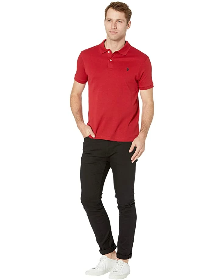 U.S. POLO ASSN. Shirts & Tops Slim Fit Interlock Solid Polo Shirt 6 U.S. POLO ASSN. Shirts & Tops Slim Fit Interlock Solid Polo Shirt - Image 4