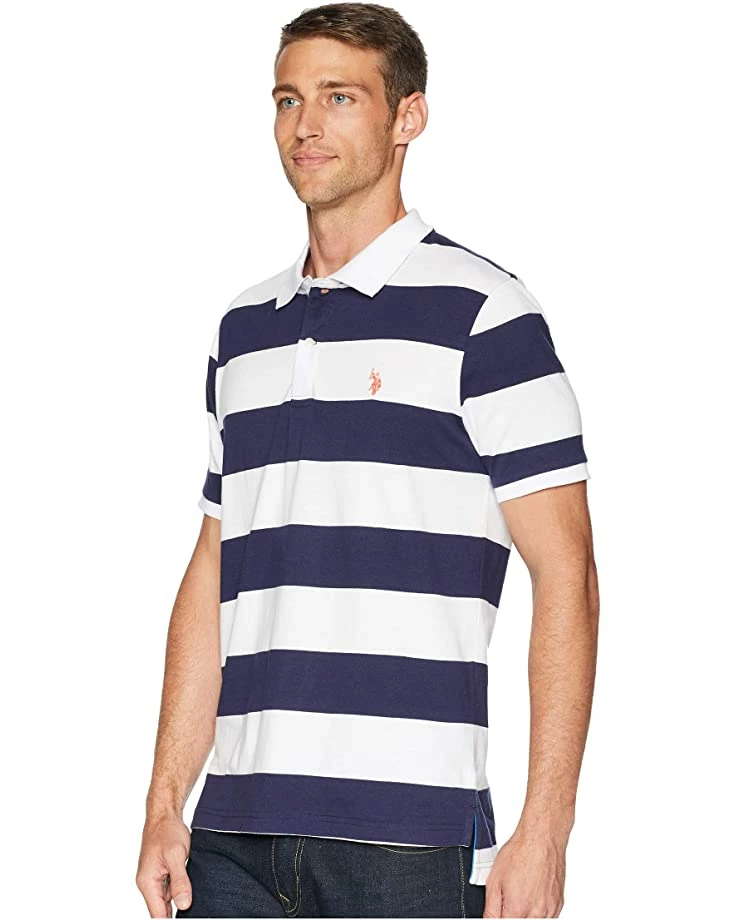U.S. POLO ASSN. Shirts & Tops Jersey Stripe Polo Shirt 4 U.S. POLO ASSN. Shirts & Tops Jersey Stripe Polo Shirt - Image 2