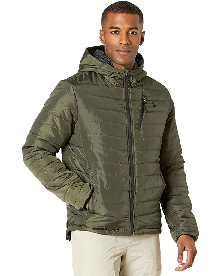 U.S. POLO ASSN. Coats & Outerwear Chevron Puffer Jacket 9 U.S. POLO ASSN. Coats & Outerwear Chevron Puffer Jacket - Image 7