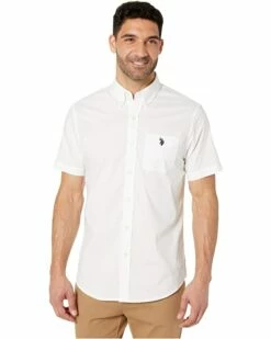 U.S. POLO ASSN. Shirts & Tops Solid Stretch Button Down