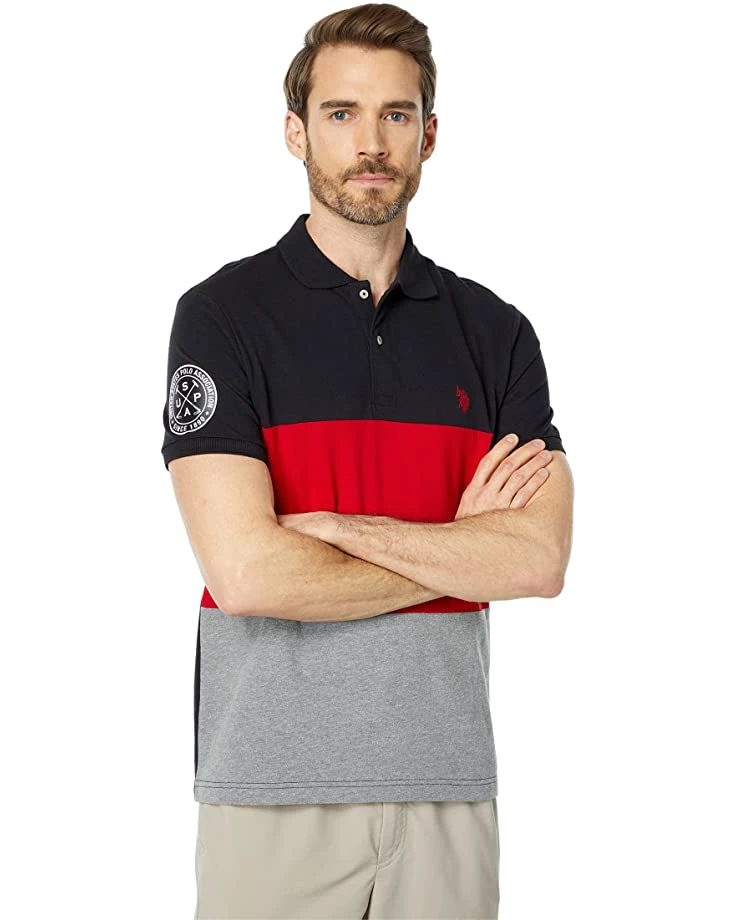 U.S. POLO ASSN. Shirts & Tops Short Sleeve Uspa Color-Block Slim Fit Knit Shirt 3 U.S. POLO ASSN. Shirts & Tops Short Sleeve Uspa Color-Block Slim Fit Knit Shirt