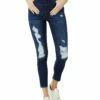 U.S. POLO ASSN. Curvy Ultra High-Rise Stretch Denim Skinny Jeans in Manhattan Wash -Valentino Garavani Sales Shop 713wP4O7GzL. AC SR736920