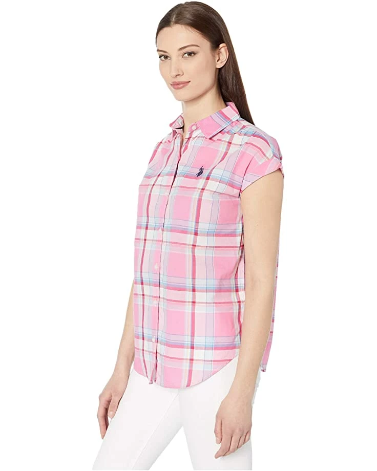U.S. POLO ASSN. Shirts & Tops Drop Shoulder Woven Shirt 4 U.S. POLO ASSN. Shirts & Tops Drop Shoulder Woven Shirt - Image 2