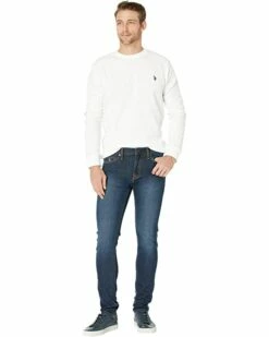 U.S. POLO ASSN. Stretch Skinny Five-Pocket Denim Jeans in Blue Medium Enzyme 9 U.S. POLO ASSN. Stretch Skinny Five-Pocket Denim Jeans in Blue Medium Enzyme -Valentino Garavani Sales Shop 7150SCN4lIL. AC SR736920
