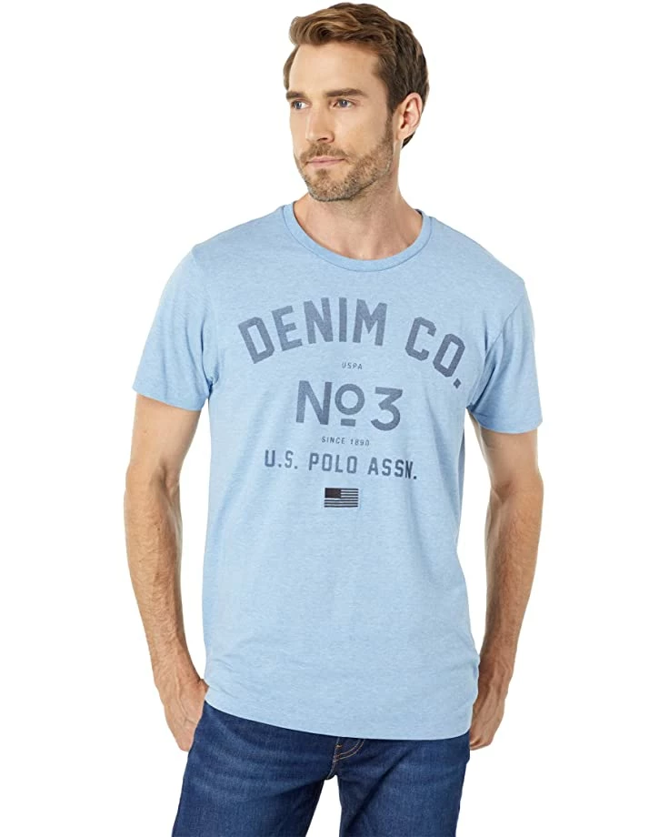 U.S. POLO ASSN. Shirts & Tops Short Sleeve Crew Neck Denim Co. Graphic Tee 3 U.S. POLO ASSN. Shirts & Tops Short Sleeve Crew Neck Denim Co. Graphic Tee