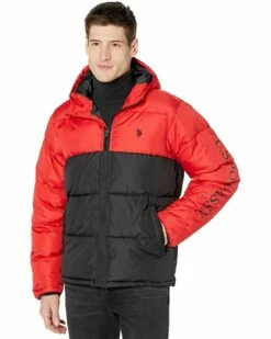 U.S. POLO ASSN. Coats & Outerwear Color-Blocked Padded Puffer