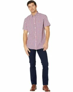 U.S. POLO ASSN. Shirts & Tops Short Sleeve Classic Fit Plaid Poplin Woven Shirt -Valentino Garavani Sales Shop 716pZvjjOnL. AC SR736920