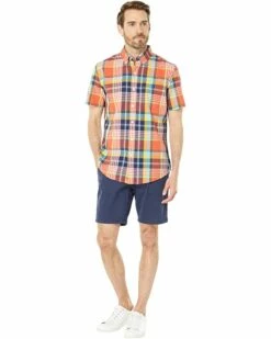 U.S. POLO ASSN. Shirts & Tops Short Sleeve Madras Plaid Woven Shirt -Valentino Garavani Sales Shop 717A vhuKdL. AC SR736920