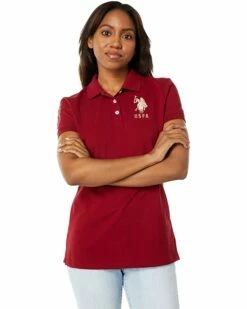 U.S. POLO ASSN. Shirts & Tops USPA Metallic Print Polo
