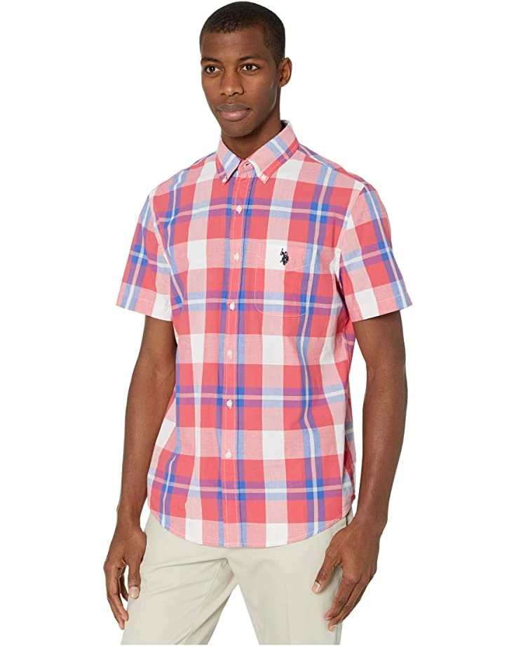 U.S. POLO ASSN. Shirts & Tops Short Sleeve Large Plaid Woven 4 U.S. POLO ASSN. Shirts & Tops Short Sleeve Large Plaid Woven - Image 2