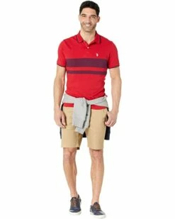 U.S. POLO ASSN. Shirts & Tops Solid Pique Jacquard Chest 11 U.S. POLO ASSN. Shirts & Tops Solid Pique Jacquard Chest -Valentino Garavani Sales Shop 718tYb1ww6L. AC SR736920