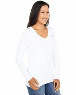 U.S. POLO ASSN. Shirts & Tops L/S V-Neck Rib Knit Tee 11 U.S. POLO ASSN. Shirts & Tops L/S V-Neck Rib Knit Tee -Valentino Garavani Sales Shop 71BgmYoS7mL. AC SR736920