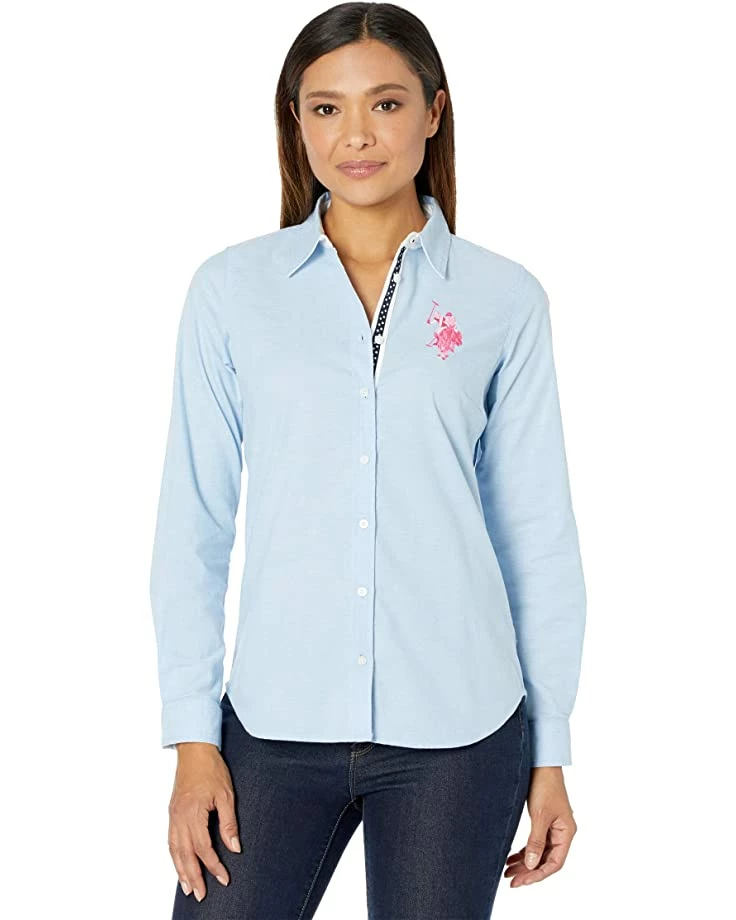 U.S. POLO ASSN. Shirts & Tops Long Sleeve Oxford Tonal Pony Shirt 3 U.S. POLO ASSN. Shirts & Tops Long Sleeve Oxford Tonal Pony Shirt