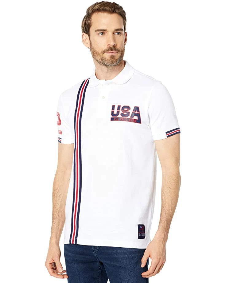 U.S. POLO ASSN. Shirts & Tops Short Sleeve Stripe Slim Fit Knit Shirt 7 U.S. POLO ASSN. Shirts & Tops Short Sleeve Stripe Slim Fit Knit Shirt - Image 5