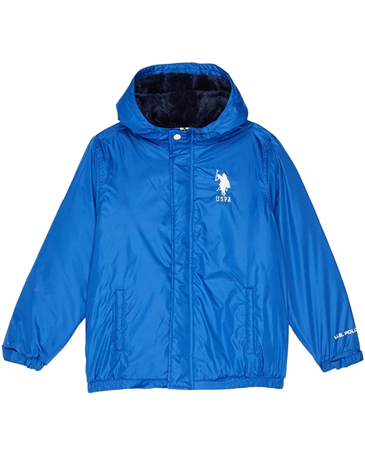 U.S. POLO ASSN. Coats & Outerwear Sherpa Lined Windbreaker (Little Kids/Big Kids) 6 U.S. POLO ASSN. Coats & Outerwear Sherpa Lined Windbreaker (Little Kids/Big Kids) - Image 4