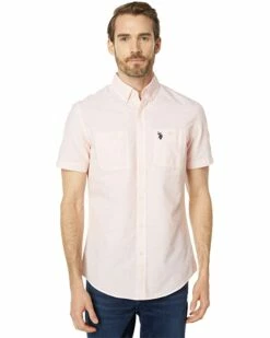 U.S. POLO ASSN. Shirts & Tops Two Pocket Slub Plaid Woven