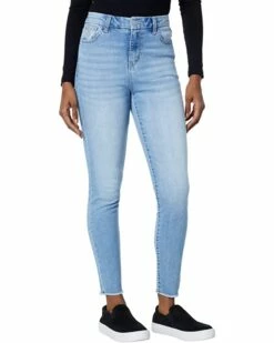 U.S. POLO ASSN. Curvy Ultra High-Rise Stretch Denim Skinny Jeans in Light Enzyme Wash