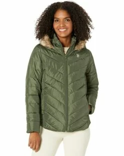 U.S. POLO ASSN. Coats & Outerwear Faux Fur Trim Hood Puffer 13 U.S. POLO ASSN. Coats & Outerwear Faux Fur Trim Hood Puffer -Valentino Garavani Sales Shop 71GwSjZJNSL. AC SR736920