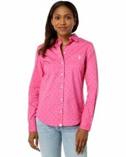 U.S. POLO ASSN. Shirts & Tops Long Sleeve Dot Stretch Poplin Shirt 20 U.S. POLO ASSN. Shirts & Tops Long Sleeve Dot Stretch Poplin Shirt -Valentino Garavani Sales Shop 71H8yDLDS8L. AC SR736920