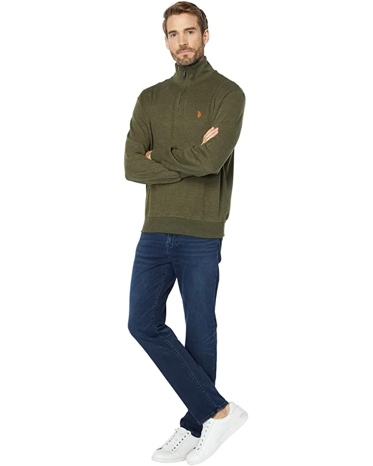 U.S. POLO ASSN. Hoodies & Sweatshirts Long Sleeve 1/4 Zip Flatback 6 U.S. POLO ASSN. Hoodies & Sweatshirts Long Sleeve 1/4 Zip Flatback - Image 4