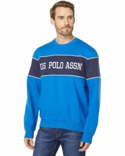 U.S. POLO ASSN. Hoodies & Sweatshirts Long Sleeve Crew Neck Sweatshirt -Valentino Garavani Sales Shop 71I45Yor7yL. AC SR736920