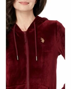 U.S. POLO ASSN. Hoodies & Sweatshirts Velour Zip Hoodie 11 U.S. POLO ASSN. Hoodies & Sweatshirts Velour Zip Hoodie -Valentino Garavani Sales Shop 71J0weyC60L. AC SR736920