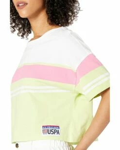 U.S. POLO ASSN. Shirts & Tops Yarn-Dyed Striped Crop Shirt 8 U.S. POLO ASSN. Shirts & Tops Yarn-Dyed Striped Crop Shirt -Valentino Garavani Sales Shop 71JsT7orDUS. AC SR736920