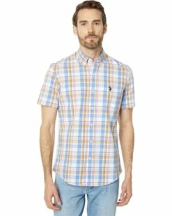 U.S. POLO ASSN. Shirts & Tops Short Sleeve Yarn-Dye Madras Woven Shirt 11 U.S. POLO ASSN. Shirts & Tops Short Sleeve Yarn-Dye Madras Woven Shirt -Valentino Garavani Sales Shop 71JweoK4ufL. AC SR736920
