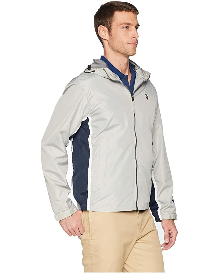 U.S. POLO ASSN. Coats & Outerwear Tricolor Hooded Windbreaker 6 U.S. POLO ASSN. Coats & Outerwear Tricolor Hooded Windbreaker - Image 4